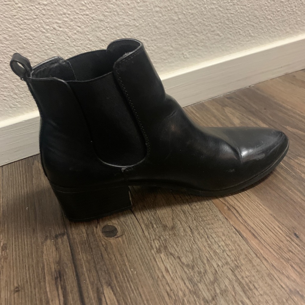 Black Leather Boots